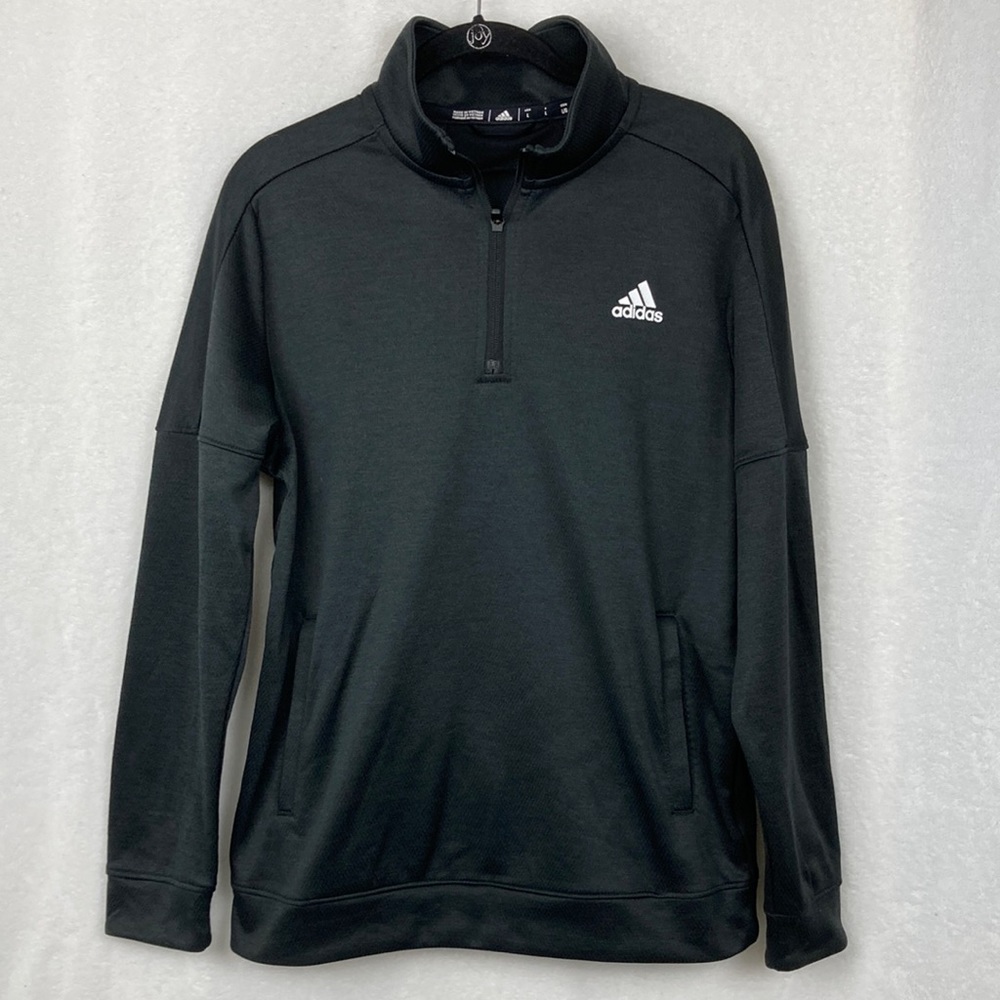 Adidas Women's Black Quarter-Zip Jacket